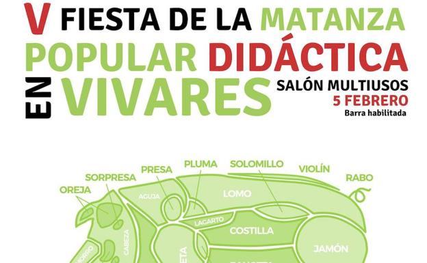 La V Matanza Popular Didáctica de Vivares tendrá lugar el día 5 de febrero con varias actividades