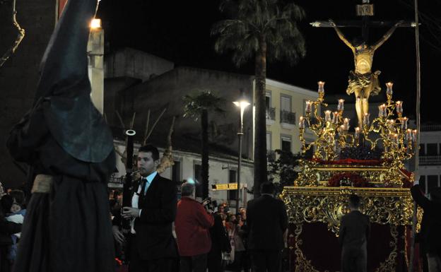 Procesión de Jueves Santo en Don Benito hace varios años. 