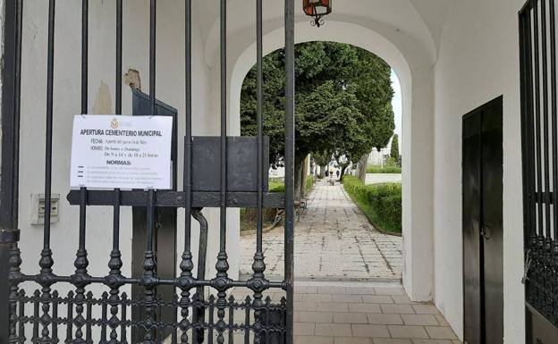 Medidas especiales en el cementerio municipal