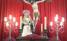 El Santísimo Cristo del Perdón y la Virgen del Refugio se podrán ver de nuevo en la iglesia de Santa Catalina