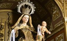 La parroquia celebra el triduo a la Virgen del Carmen