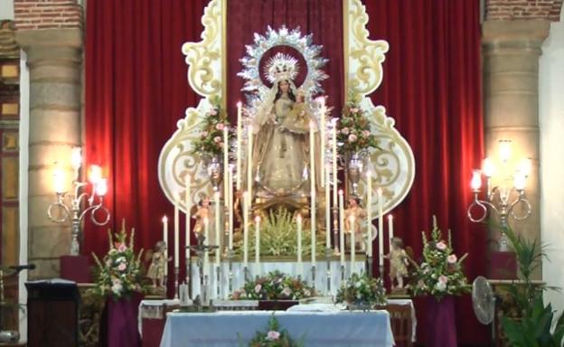 La novena de la Virgen de la Salud celebración principal de la Semana Parroquial