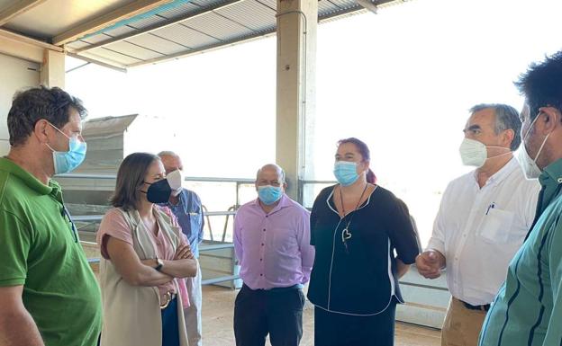 Begoña García, Consejera de Agricultura visita Fregenal de la Sierra