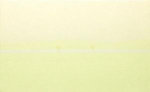 Obra de Juan Carlos Lázaro. Pintura 145, 2022. Óleo sobre lienzo, 27 x 41 cm.