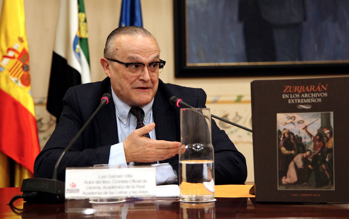 Luis Garraín presenta su último libro 'Zurbarán en los archivos extremeños'