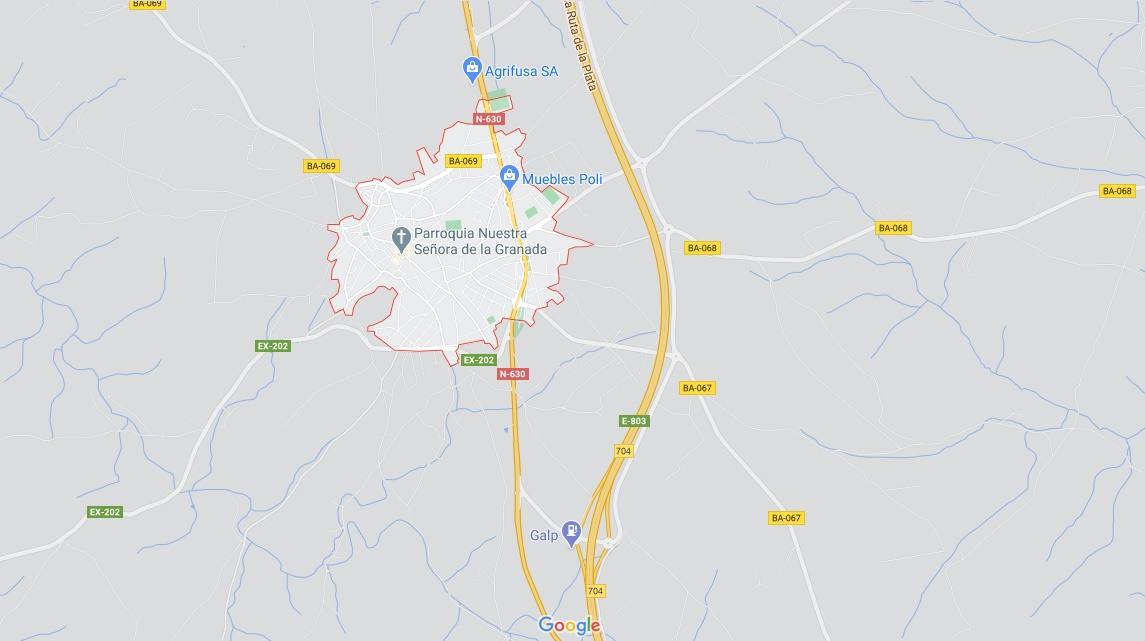 Un joven herido, tras salirse de la vía en la A-66