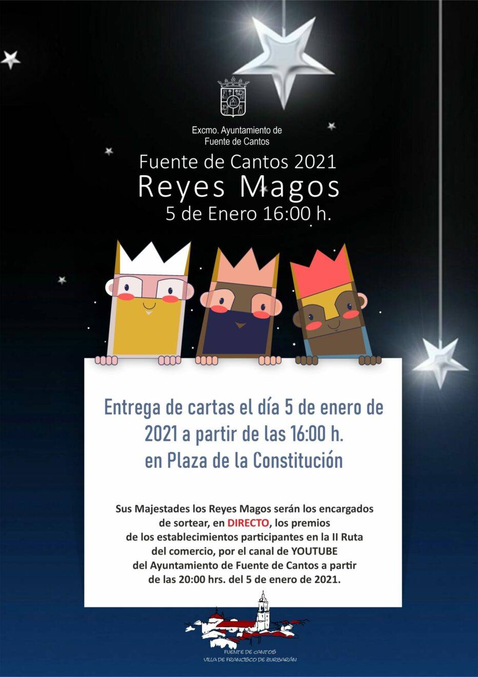 Los Reyes Magos vendrán a Fuente de Cantos