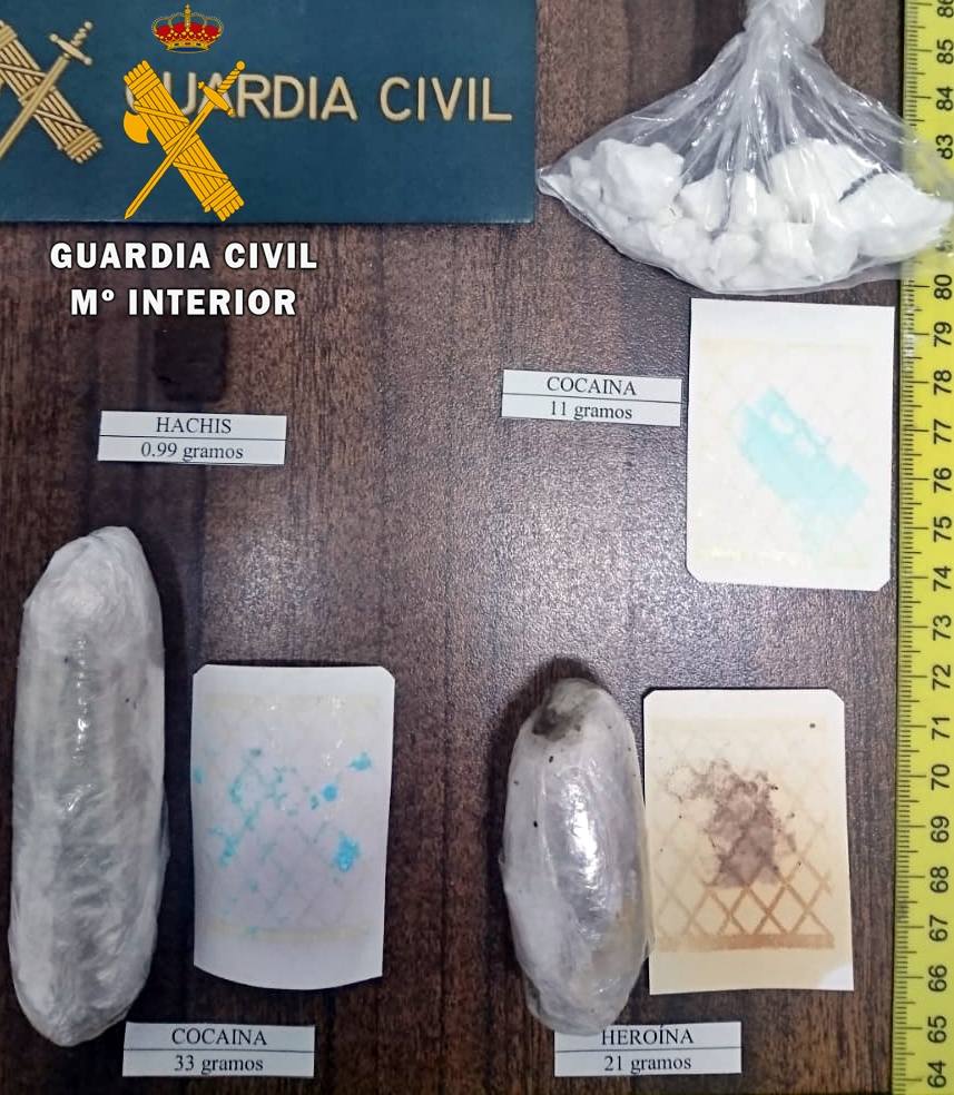 Detenidos tres vecinos de Llerena que traficaban en la comarca de Tentudía