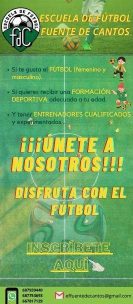 Se crea la Escuela de Fútbol de Fuente de Cantos