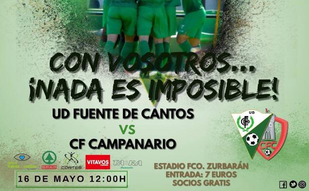 El Fuente de Cantos juega contra el Campanario