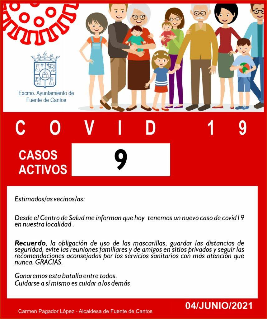 Suben los casos a nueve