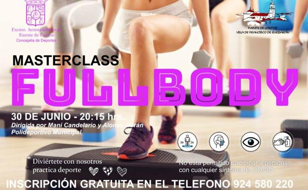 Masterclass de Full Body mañana 30 de junio