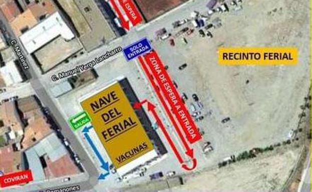 Nuevas vacunaciones mañana jueves en el Recinto Ferial.