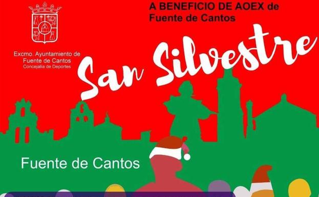 I Carrera Solidaria de San Silvestre en Fuente de Cantos a beneficio de AOEX