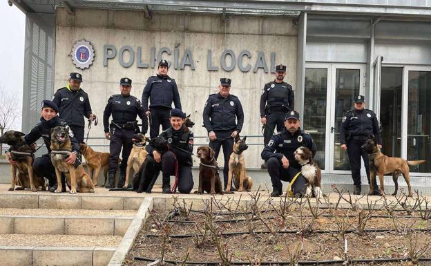 La Policía Local cuenta con un perro detector de estupefacientes