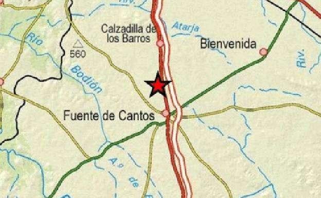 Fuente de Cantos registra un pequeño temblor