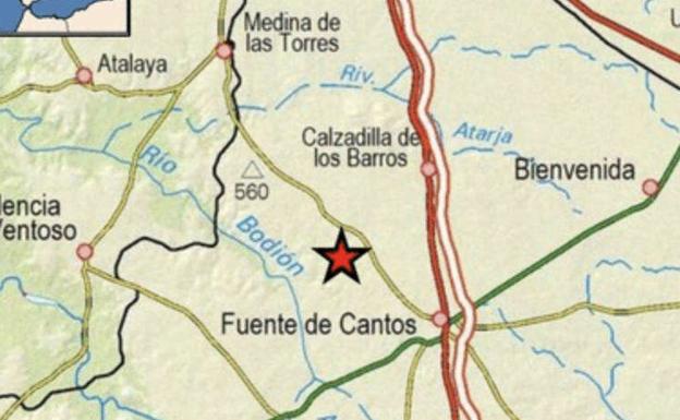 Fuente de Cantos registra un nuevo pequeño temblor