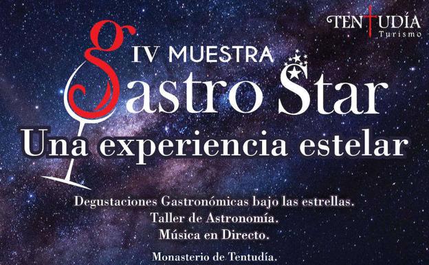 Cartel anunciador de la celebración de la IV Muestra GastroStar/ cedida