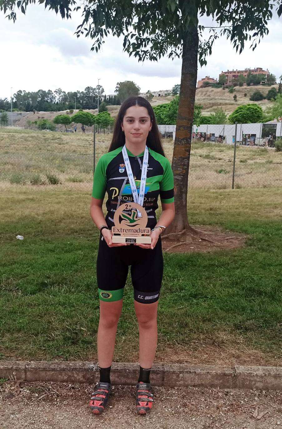 La fuentecanteña Paula Porras subcampeona de Extremadura en Ciclismo BTT