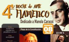 Cuarta noche de arte flamenco dedicada a Manolo Caracol
