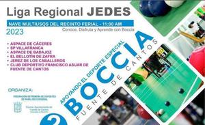 Liga Regional JEDES 2023 en Fuente de Cantos