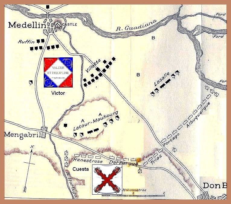 Cuando 107 vecinos de Guareña lucharon contra los franceses en la batalla de Medellín