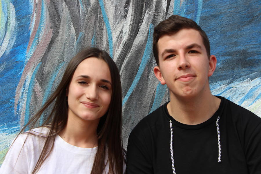 Alberto Pérez quiere ser docente y Sheila Montero inspectora de Hacienda