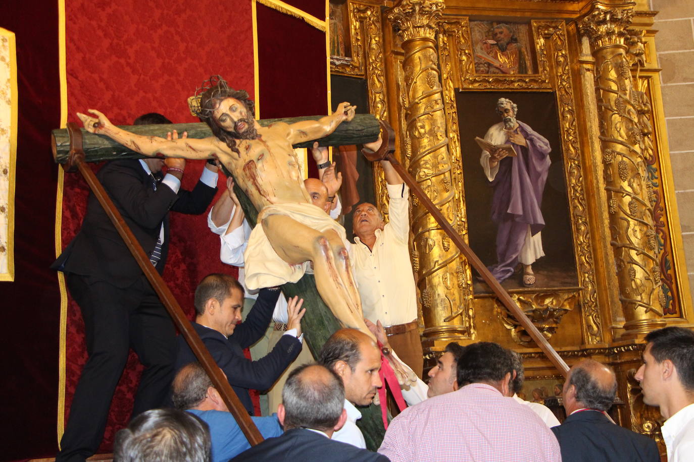 No habrá procesión pero sí misas en honor al Cristo de las Aguas
