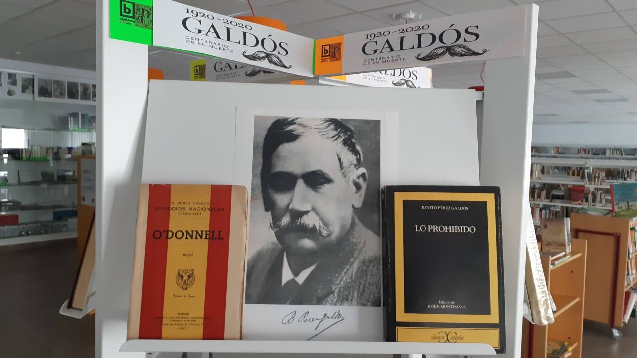 La biblioteca Eugenio Frutos celebra el centenario de la muerte de Benito Pérez Galdós