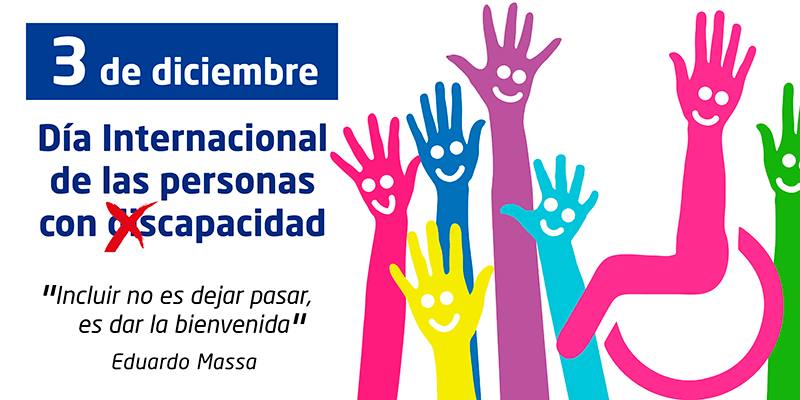 Cartel anunciador sobre el Día Internacional de las Personas con Discapacidad 2021.