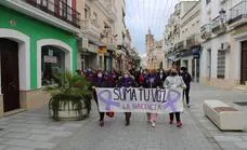 Guareña se tiñe de violeta en el 25N