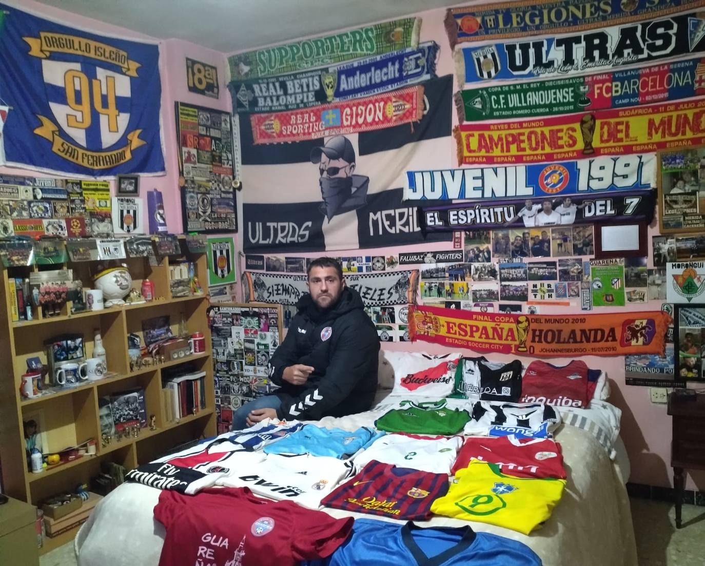 Una habitación de bandera