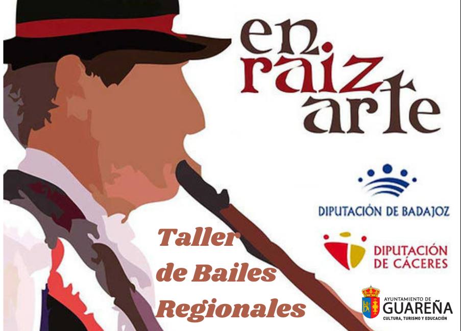 Cartel anunciador del Taller de Bailes regionales en Guareña./cedido