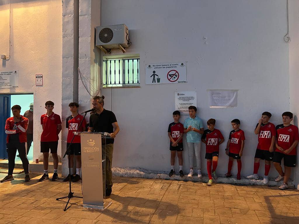 Momento de la intervención del delegado de deportes Pedro Gil./ayuntamiento