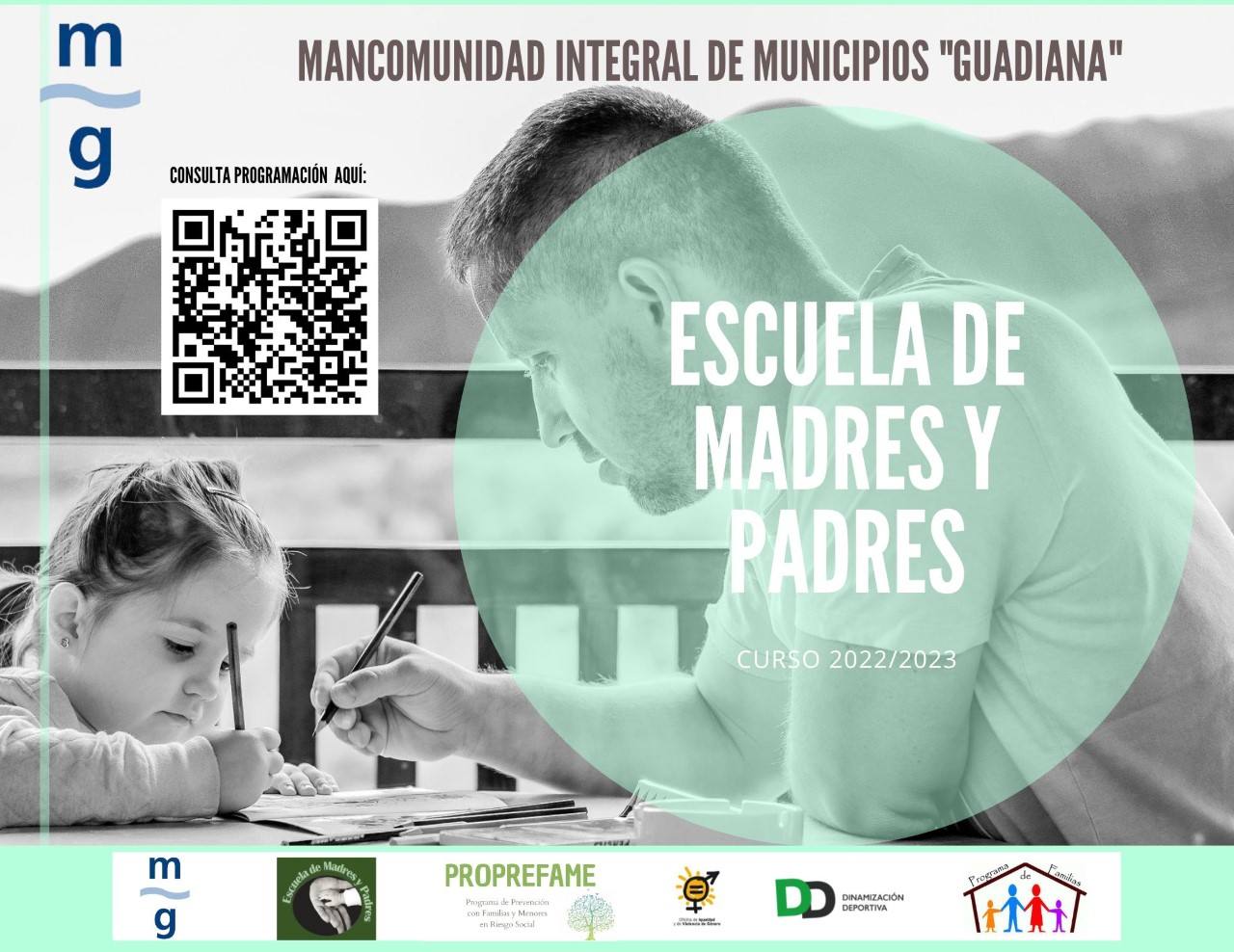 La Mancomunidad Guadiana inicia la Escuela de Madres y Padres del curso 2022/2023