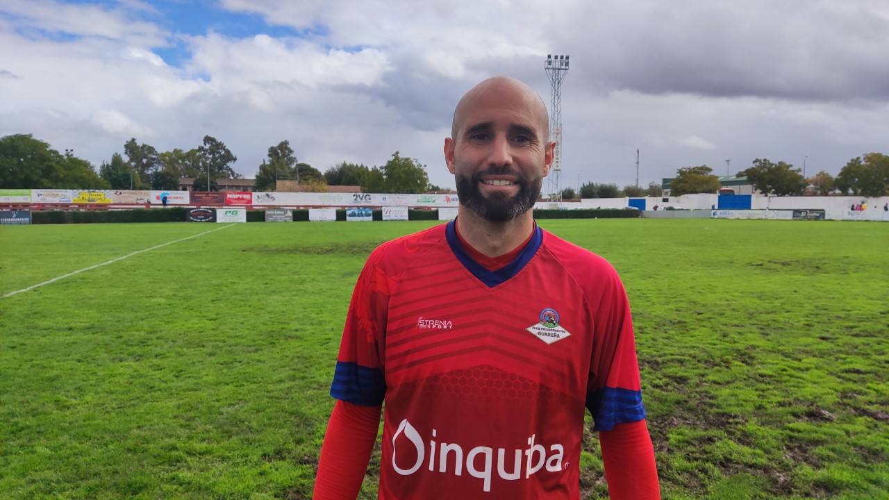 Francisco Gallardo destacó en la primera parte y llevó al Guareña a la victoria.