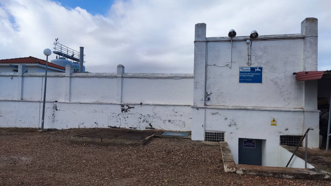 Estación de Tratamiento de Agua Potable de Guareña, en el Cerro de las Aguas. /PF