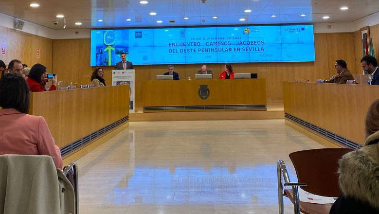 Abel González participa en el Encuentro de Caminos Jacobeos del Oeste Peninsular que se celebró en Sevilla
