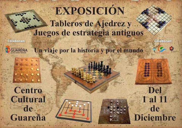 Exposición por el mundo sobre tableros de ajedrez y juegos de estrategia antiguos