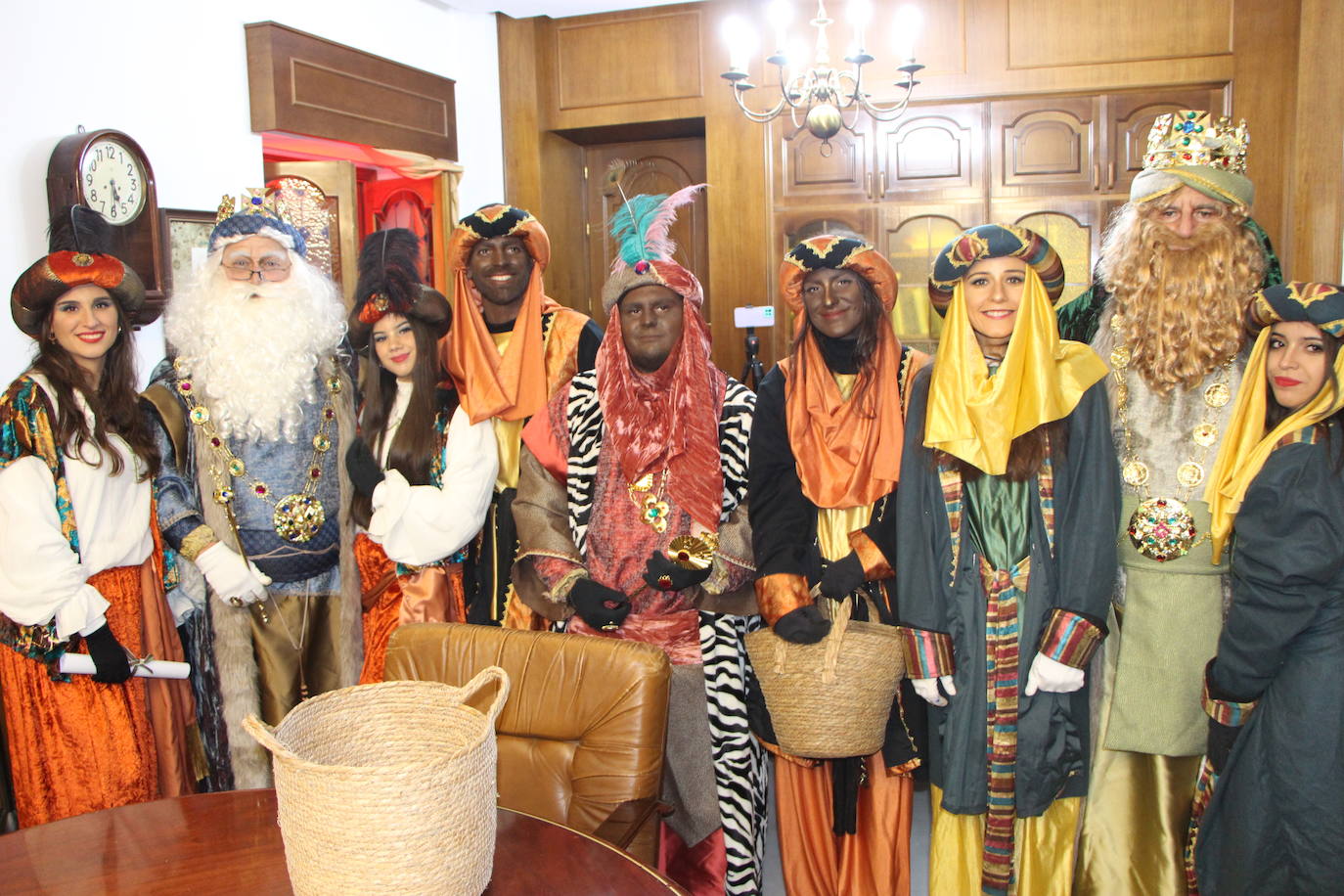 Los Reyes Magos cargaron con toneladas de sonrisas y besos