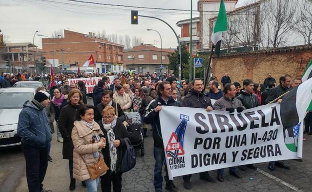 La Plataforma de la N-430 rechaza la opción sur para la autovía al Levante y exige el desdoblamiento