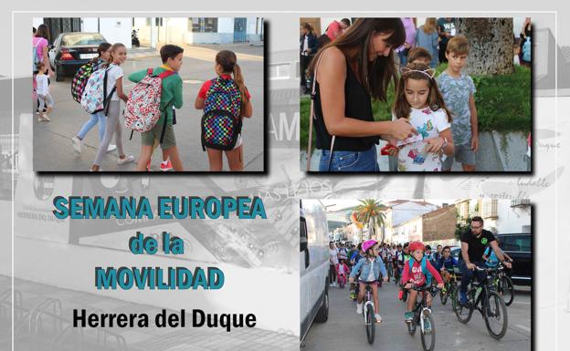 La Semana de la Movilidad de Herrera del Duque culmina con un éxito de participación.