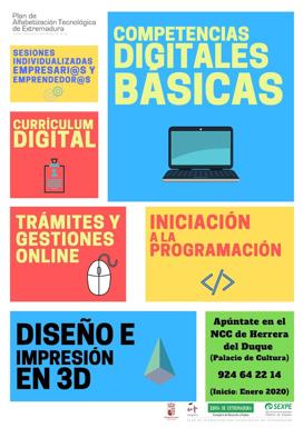 Nuevas acciones formativas en el Nuevo Centro del Conocimiento para el mes de enero