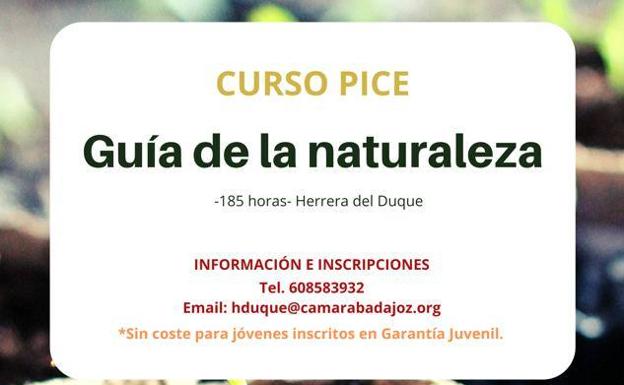 Curso gratuito PICE «Guía de la Naturaleza»