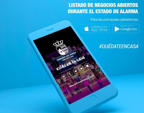 El ayuntamiento de Herrera del Duque desarrolla en su app un listado de comercios abiertos y su horario durante el estado de alarma