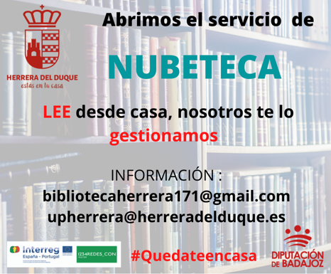La Biblioteca Municipal de Herrera del Duque sigue prestando libros de forma digital