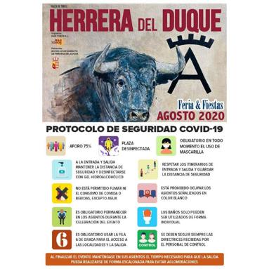 El Ayuntamiento de Herrera del Duque pone en marcha un nuevo protocolo para los eventos taurinos