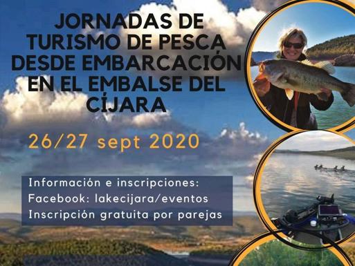 Jornadas de turismo de pesca desde embarcación en el Cíjara