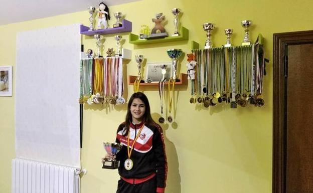 Paula del Toro campeona de España en Kumite