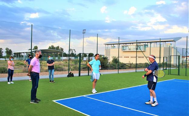 Inauguradas las pistas de Tenis de Herrera del Duque